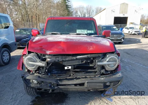 2021 Ford Bronco Outer Banks z USA, uszkodzony, nr VIN 1FMEE5DPXMLA65630